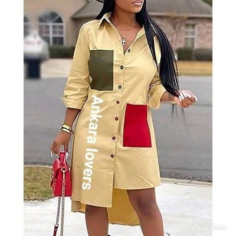 cd0dce8fca267bf1fb86cf43e18d5598desc34171285ri Short African Dresses, African Wear Dresses, Afrikaanse Mode, Classy Dress Outfits, African Print Fashion Dresses, Irregular Hem, African Clothing Styles, African Men Fashion, African Design Dresses