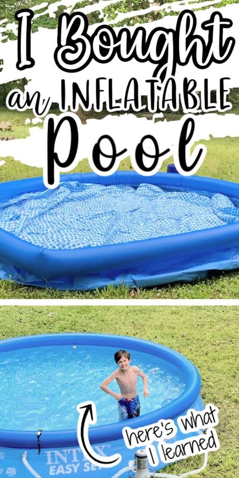 Family Inflatable Pool, Family Lounge Pool, Easy Set Pools, Stock Tank Pool Diy, Solar Pool Cover, Piscina Intex, Cheap Pool, Blow Up Pool, Pool Hacks