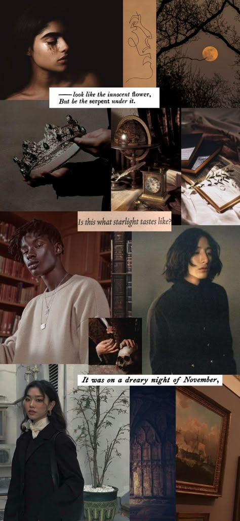 Dark Academia Lockscreen, Poc Dark Academia, Dark Academia Pictures, Dark Academia Literature, Dark Academia Fashion Aesthetic, Dark Academia Room Ideas, Dark Academia School, Black Academia, Dark Academia Goth