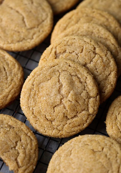 Homemade Apple Cider Cookies are chewy and sweet made by reducing apple cider syrup on the stop for the maximum cider flavor in your cookie! Apple Cider Desserts, Cider Cookies, Apple Cider Cookies, Apple Cookies Recipes, Make Apple Cider, Apple Cider Syrup, Recipe Using Apples, Fall Cookie Recipes, Cookies And Cups