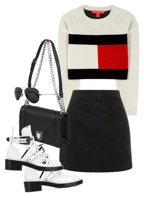 "Untitled #2890" by camilae97 ❤ liked on Polyvore featuring Tommy Hilfiger, Topshop, Balenciaga and Ray-Ban Tommy Outfits Women, Tommy Hilfiger Dress Outfits, Tommy Hilfiger Women Outfit, Tommy Hilfiger Outfits Women, Tommy Hilfiger Outfits, Tommy Hilfiger Fashion, Sport Set, Luv Aj, Tommy Hilfiger Dress