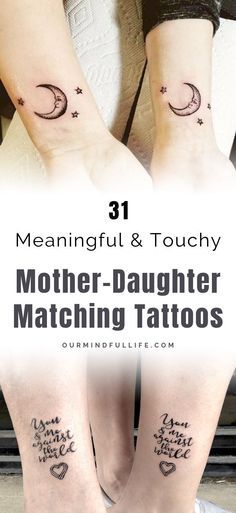 Mother And Daughter Tatoos, Mother Daughter Tat, Mum And Daughter Tattoo, Tattoos To Honor Mom, Mother Daughter Symbol, To The Moon And Back Tattoo, Mommy Daughter Tattoos, Tattoos Family, Mother Tattoo