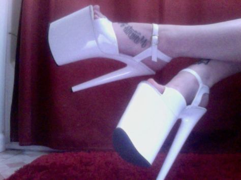 Anklet Tattoos, Pleaser Heels, Heels Aesthetic, Girl Interrupted, Pleaser Shoes, Scene Girls, Stay Alive, Stunning Shoes, Fun And Games