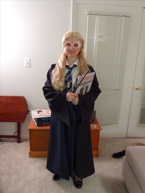 Luna Love Good Costume, Luna Lovegood Halloween Costume, Disfraz Harry Potter, Luna Lovegood Cosplay, Hogwarts Costume, Luna Costume, Luna Lovegood Costume, Harry Potter Kostüm, Inspired Costumes