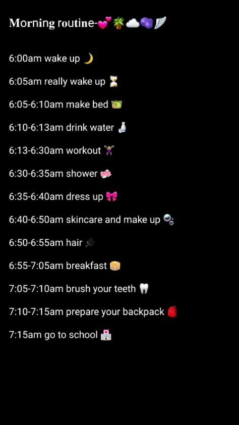 Morning Routine 6 Am To 7 Am, 6:00 Morning Routine, Productive 6 Am Morning Routine, Morning Routine 7:30 To 9:00, 2024 Morning Routine, School Routine 6 To 7, The Perfect Morning Routine For School, The Perfect School Morning Routine, Productive Morning Routine 6am