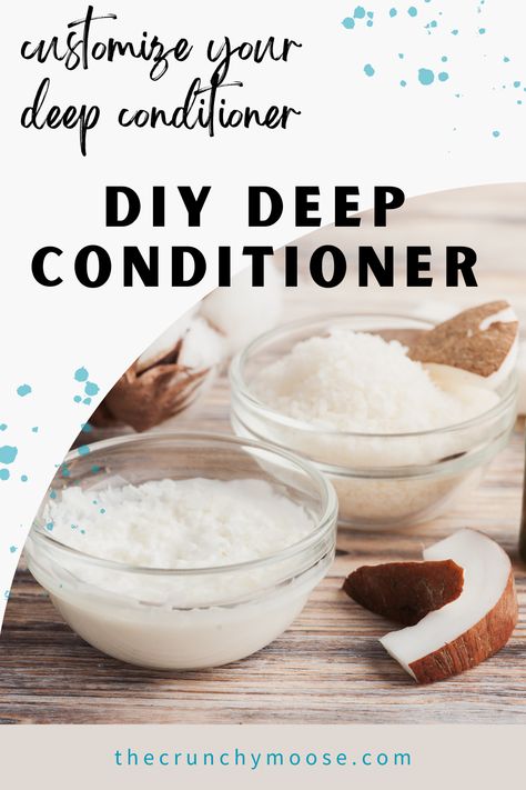 Deep conditioning is beneficial for all hair types and can enhance any hair care routine. You can create your own personalized deep conditioning mask and get crafty with ingredients you already have in your kitchen. #nopoo #thenopoomethod #naturalhaircare Diy Deep Conditioner For Natural Hair, Natural Hair Deep Conditioner, Deep Conditioner Recipe, Homemade Deep Conditioner, Natural Deep Conditioner, Diy Deep Conditioner, Deep Conditioning Mask, Deep Conditioner For Natural Hair, Conditioner Recipe