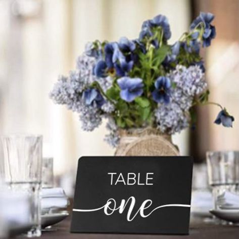 Black And White Table Numbers, White Table Numbers, Chalk Table, Chalkboard Table Numbers, Black And White Table, Chalkboard Table, Prom 2022, Mini Chalkboards, One Number