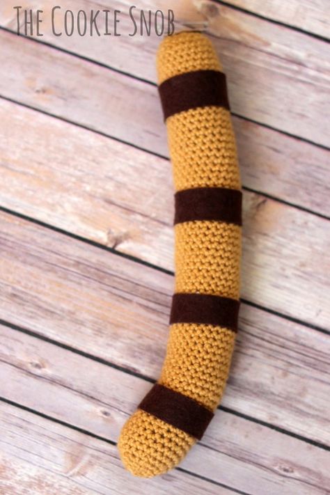 Tiger Tail (Free Crochet Pattern) Diy Tiger Tail How To Make, Cat Tail Crochet Pattern, Crochet Cat Tail For Costume, Crochet Tail Pattern, Cat Tail Costume, Craft Activities For Toddlers, Tail Pattern, Tiger Tails, Crochet Costumes