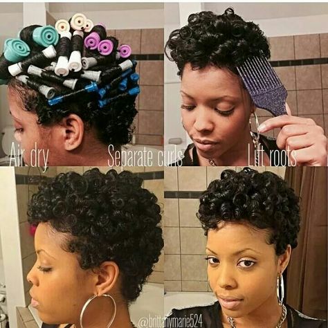 I like Transitioning Hairstyles, Pelo Afro, Big Chop, Roller Set, Penteado Cabelo Curto, Natural Hair Tips, Relaxed Hair, Natural Hair Journey, Short Natural Hair Styles