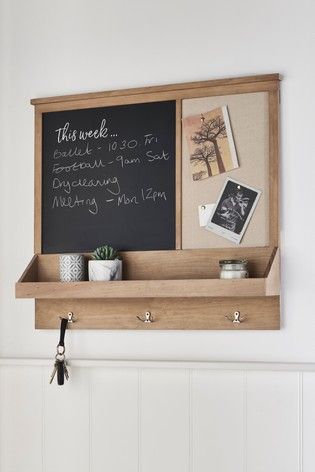 How To Make A Notice Board, Family Notice Board Ideas, Kitchen Memo Board Ideas, Kitchen Notice Board Ideas, Memo Board Ideas, Notice Board Ideas, Functional Hallway, Kitchen Notice Board, Kitchen Message Board