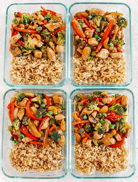 Stir Fry Meal Prep, Teriyaki Chicken Stir Fry, 2024 Recipes, High Protein Meal Prep, Healthy High Protein Meals, Healthy Lunch Meal Prep, Work Meals, Easy Healthy Meal Prep, Macro Meals