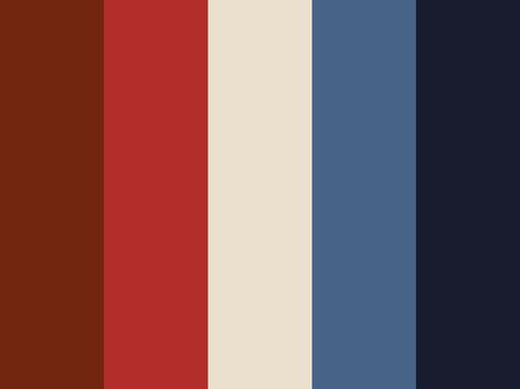 "Vintage American II" by shannenb American, america, army, blue, brown, dark, flag, military, old, patriotic Color Palette Blues And Reds, Vintage Red White And Blue Color Palette, Dark Blue And Red Color Palette, Vintage Americana Color Palette, Russian Color Palette, Dark Vintage Color Palette, London Color Palette, Red And Blue Colour Palette, Patriotic Color Palette