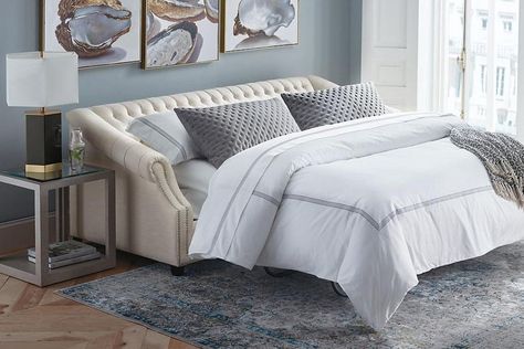 Sleeper Sofa Guest Room, Chesterfield Sleeper Sofa, Coastal Living Rooms Beach, Most Comfortable Sleeper Sofa, Sofa Scandinavian Style, Small Sleeper Sofa, Queen Size Sleeper Sofa, Best Futon, Best Sleeper Sofa