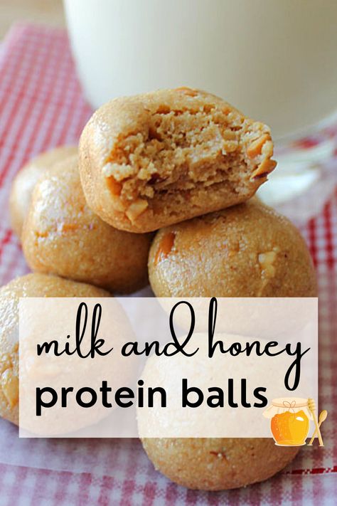 Peanut Butter Energy Balls With Dry Milk Powder, Peanut Butter And Honey Recipes, Peanut Butter Honey Oat Balls, No Peanut Butter Protein Balls, Protein Balls With Honey, Peanut Butter Honey Balls, Powder Milk Uses, Honey Peanut Butter Balls, Honey Powder Recipes