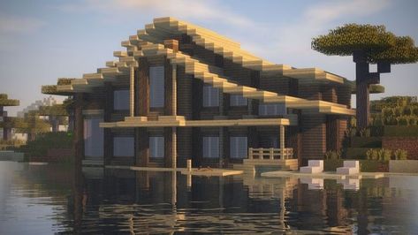 5 best Minecraft seeds for beach houses Minecraft Beach House Ideas, Big Beach House, Minecraft Beach, Best Minecraft Seeds, Beach House Ideas, Minecraft Beach House, Houses Beach, Wooden Summer House, Cool Minecraft Seeds