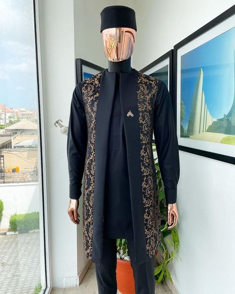 Kaftan Suit, Vest Groom, Wedding Suit Men, Suit With Vest, Kaftan For Men, Men Kaftan, African Suit, African Wear Styles For Men, Latest African Men Fashion