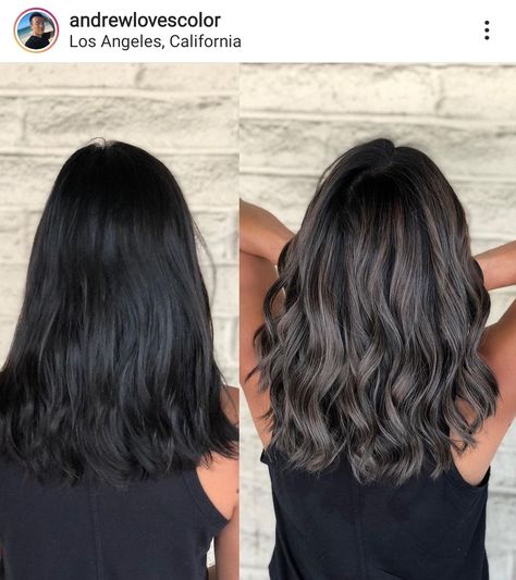 Ash Brown Hair Balayage, Ash Balayage, Dark Brown Hair Balayage, Mushroom Hair, Black Hair Balayage, Ash Brown Hair, Ash Hair Color, Brunette Hair With Highlights, Balayage Hair Dark