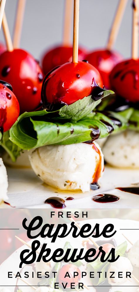 Jacket Potato Fillings, Tomato Mozzarella Skewers, Jasper Wedding, Tomato Skewers, Caprese Appetizer, Healthy Party Appetizers, Marinated Mozzarella, Salad Skewers, Caprese Salad Skewers