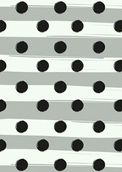 Polka dots Striped Art, Scrapbooking Inspiration, Pretty Patterns, Block Printing, Black Dots, Phone Themes, Design Patterns, Dots Pattern, Textures Patterns