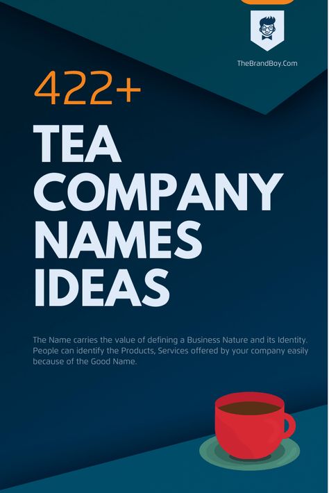 Cafe Names Ideas, Tea Names, Sewing Business Logo, Company Names Ideas, Company Name Generator, Names Generator, Create A Business Logo, Tea Blends Recipes, Shop Name Ideas