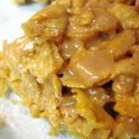 Mock Peanut Brittle Cornflake Cookies No Bake, Cornflake Candy, Peanut Butter Cornflake Cookies, Cornflake Cookies, Salty Cookies, Buttered Corn, Special K, Butter Bars, Baking Recipes Cookies