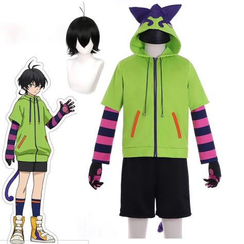 Anime Sk8 The Infinity, Coat Tails, Cosplay Contacts, Sk8 The Infinity, Anime Inspired Outfits, Anime Cosplay Costumes, Hoodie Set, Anime Costumes, The Infinity