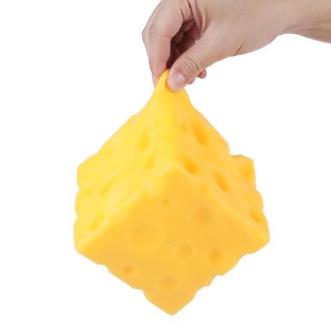 PRICES MAY VARY. 🧀【Great Stress Relief】This is the perfect companion for those long and stressful days at work or school. With its super soft texture, just a few squeezes will help melt away your worries and improve your mood. Try it and feel the difference! ✔️【CPC Approved, Safe】We are committed to the safety of those who use our products. With an official Children's Product Certificate, you can rest easy knowing that your gift is both fun and safe. 🎉【Party Favors】This cheese shaped squishy toy is a good decoration for children's birthday party, classroom rewards, Easter egg hunt, etc. Also, these toys are great for party favors, carnival prizes, Christmas stocking stuffers and more. 🥳【Widely Application】It is light and compact, doesn't take up much space, suitable for various places, Cute Fidget Toys, Kids Present Ideas, Hope Scope, Taba Squishies, Fidget Collection, Fidgets Toys, Figet Toys, Amazing Toys, Trashy Outfits