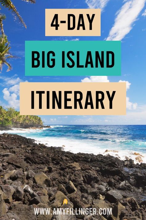 4-day Big Island itinerary 4 Day Big Island Itinerary, Big Island Hawaii Itinerary, Hawaii Big Island Things To Do, Things To Do On The Big Island Of Hawaii, Big Island Hawaii Aesthetic, Big Island Hawaii Things To Do, Big Island Itinerary, Hawaii The Big Island, Hawaii 2023