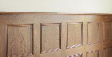 Classic Oak Panels Decorative Wooden Interior Wall Panels Oak Half Wall Paneling, Wood Wall Penling, White Oak Wainscoting, Panel Doors Diy, Wood Paneling Living Room, Interior Wood Paneling, Wood Walls Living Room, Bedroom 2022, Dividing Wall