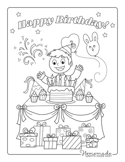 Birthday Certificate, Free Printable Birthday Cards, Happy Birthday Coloring Pages, Birthday Coloring Pages, Birthday Party Activities, Fun Birthday Party, Birthday Card Design, Happy Birthday Fun, Birthday Card Template