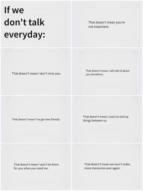 Grid sentences Things We Don't Talk About Book, Even If We Don't Talk Everyday, Friends Who Don’t Talk Everyday, Don’t Talk Too Much Quotes, Not Ready To Talk Quotes, Can We Talk Like Old Days, Talking Everyday To Nothing Quotes, Talking Stage Messages, Can We Talk Quotes