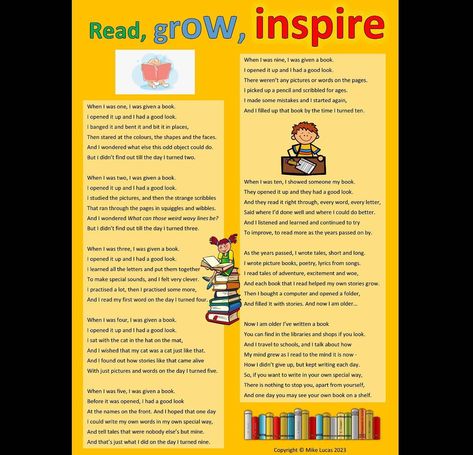 Read Grow Inspire, Post Reading Activities, School Newsletter, Library Events, Childhood Books, Book Week, Happy Reading, Online Event, Adventure Book