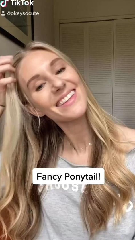 2 min ponytail tutorial #haircut #haircolor #hairstyles Fancy Ponytail, Twist Tutorial, Hairstyle Ponytail, Ponytail Tutorial, Kadeřnické Trendy, Ponytail Hairstyles Easy, Hair Upstyles, Hair Braid Videos, Hairstyle Tutorial