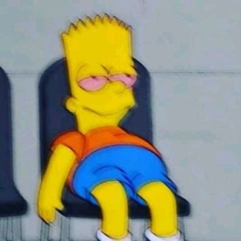 High Bart Simpson, Chill Mood Pics, Bart Simpson High, Chill Cartoon, Hellboy Tattoo, Trippy Cartoon, High Jokes, Dope Cartoons, Wake And Bake