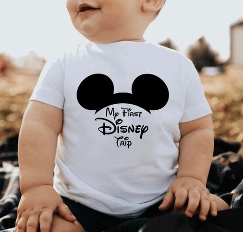 First Disneyland Trip Shirt, First Time To Disney World Shirts, Disney Shirts Cousins, Disney First Time Shirts, My First Trip To Disney Shirt, Brother Disney Shirts, First Disney Trip Shirt Families, First Disney Trip Shirt Boy, First Time At Disney Shirts