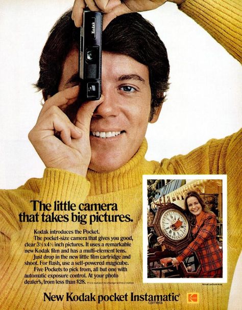 70s Advertisements, 1970s Camera, Camera Ads, Instamatic Camera, Retro Pictures, Commercial Ads, Retro Advertising, Old Camera, Old Ads