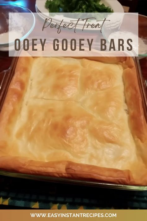 Easy Ooey Gooey Bars: A Perfect Treat for Beginners – Grandma Ellie’s Heirloom Recipe – Easy Instant Recipes Ooey Gooey Butter Cookies, Ooey Gooey Bars, Quick And Easy Sweet Treats, Ooey Gooey Butter Cake, Brownie Desserts Recipes, Gooey Butter Cookies, Gooey Cake, Gooey Bars, Butter Pecan Cake