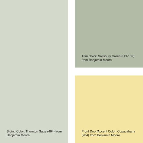 Exterior Color of the Week: 6 Ways With Sage Green Green Exterior Door, Sage Bedrooms, Sage Green Exterior, Sage Green House, Green Exterior House Colors, Green House Exterior, Green Siding, Exterior Color Palette, Color Of The Week