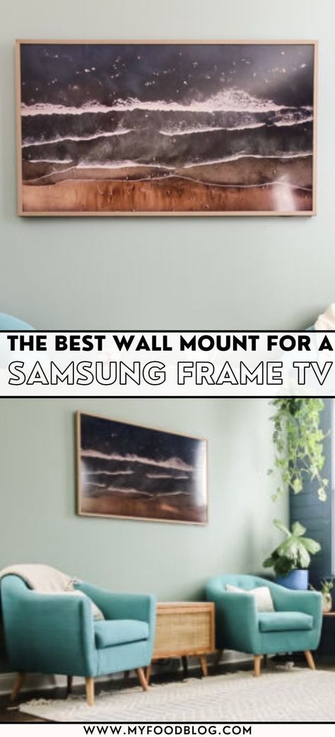 The best wall mount for a samsung frame tv and your best option if you want a swivel mount Frame Tv On Swivel Mount, Swivel Tv Mount, New Frame, Tv Accessories, Smart Home Technology, Best Wall, New Samsung, Home Technology, Mounted Tv