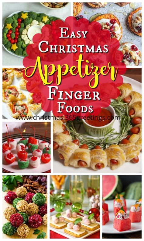 Easy Christmas Appetizer Finger Foods - Christmas Celebration - All about Christmas Christmas Orderves, Holiday Dishes Christmas, Christmas Party Finger Foods, Appetizers Finger Foods, Christmas Finger Foods, Easy Christmas Party, Christmas Appetizers Easy, Christmas Appetizer, All About Christmas