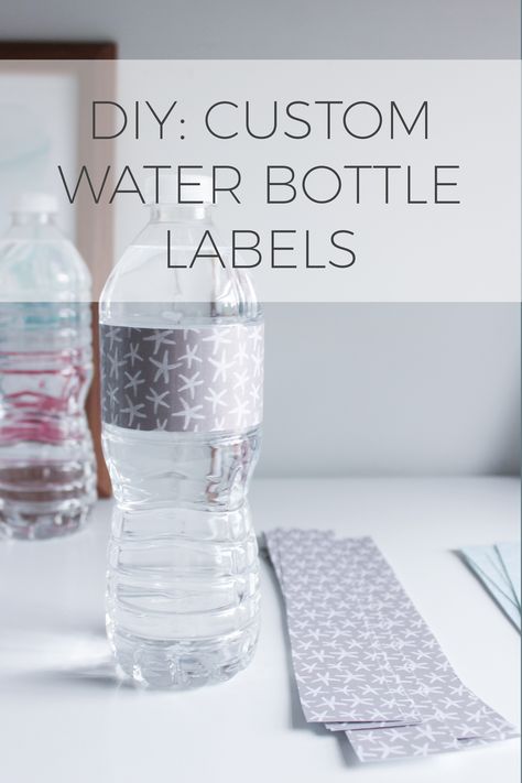 Water Bottle Labels Free Printables, Water Bottle Lables, Label Botol, Water Bottle Labels Free, Bottle Labels Diy, Realtor Ideas, Diy Water Bottle Labels, Water Bottle Label Design, Realtor Tips