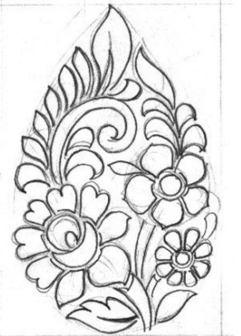 Chikankari Embroidery Motifs Sketch, Chikankari Motifs Design Sketch, Kalamkari Motifs Design, Stylised Motifs Design, Chikankari Motifs Design, Chikankari Embroidery Motifs Pattern, Chikankari Motif, Mandela Ideas, Chikankari Design