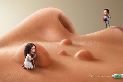 Digital Advertising Design, Cannes Lions, Creative Advertising Design, 광고 디자인, Publicidad Creativa, Graphic Design Ads, Beauty Ad, Graphic Design Photoshop, Beauty Clinic