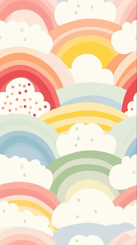 Aesthetic Kids Wallpaper, Boho Art Background, Kids Wallpaper Colorful, Kids Rainbow Wallpaper, Rainbow Pattern Background, Little Kids Wallpaper, Kids Mode Wallpaper, Toddler Ipad Wallpaper, Cute Rainbow Background