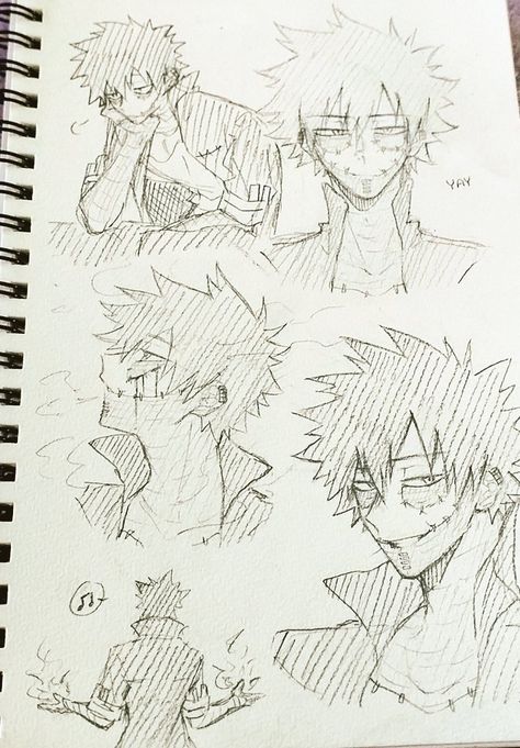 How To Draw Dabi, Dabi Drawing Sketch, Cool People To Draw, Dabi Sketch, Dabi Drawing, Mha Sketch, Touya Todoroki, Sketchbook Drawings, Sketch Inspiration