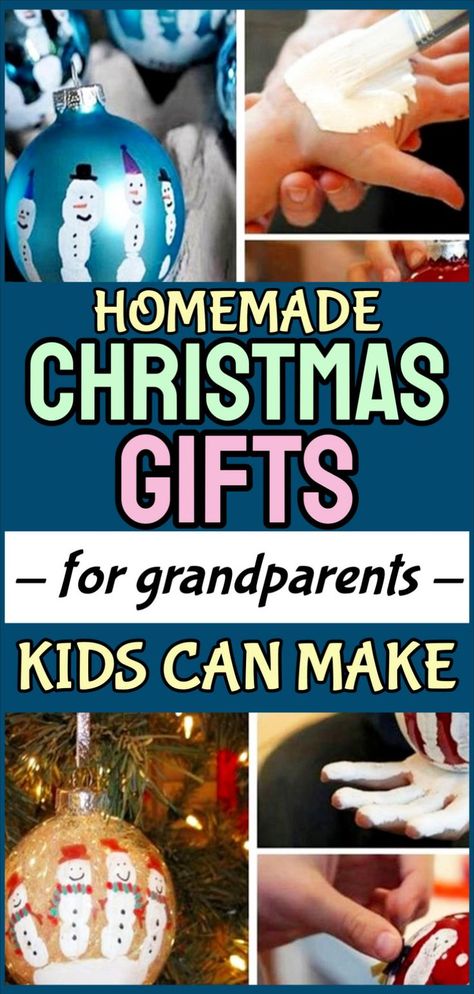 homemade Christmas gifts for grandparents Homemade Christmas Gifts For Grandparents, Christmas Gift Ideas For Grandparents, Homemade Gift For Grandma, Christmas Presents For Toddlers, Christmas Presents For Parents, Christmas Gifts For Grandparents, Gift Ideas For Grandparents, Diy Christmas Gifts For Kids, Handmade Christmas Gift Ideas