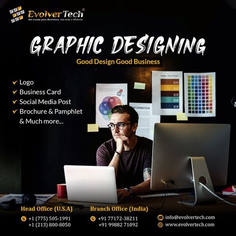 We are a leading graphic designing company that provides the stunning ready-to-post graphics for social media platform like Instagram, Facebook and many others. Our graphic designers create professional, custom graphics which help to accelerate your business. We build an individual identity of your business and provide a wide range of our services such as Logo Design, Website Design, Business Cards Design, and much more for your new or existing brand. So, let’s talk about your expectation. Website Design Business, Design Business Cards, Logo Design Website, Graphisme Design, Business Cards Design, Graphic Design Flyer, Graphic Design Company, Social Media Company, Graphic Design Photoshop