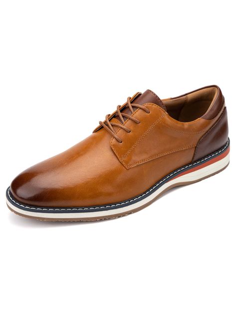 Brown  Collar    Oxfords & Derby Shoes Embellished   Men Shoes Shoes For A Wedding, Business Shoe, Men Business Casual, Dress Shoes For Men, Business Casual Shoes, Brown Oxfords, Oxford Shoes Men, Business Shoes, Formal Shoes For Men