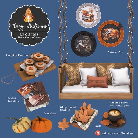 #sims4 #sims4cc #ts4cc #s4cc sims 4 custom content sims 4 build cc sims 4 buy cc sims 4 halloween cc Build Cc Sims 4, Sims 4 Build Cc, Leo Sims, Sims 4 Seasons, Sims 4 City Living, Sims 4 Cheats, Fall Furniture, Sims 5, Free Sims