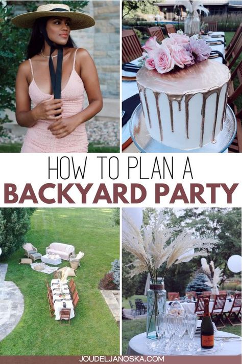 Bbq Birthday Party Ideas For Adults, Backyard 50 Birthday Party Ideas, Outside Birthday Dinner Ideas, Fun Backyard Birthday Party Ideas, Rustic Garden Birthday Party Ideas, Backyard Soiree Party, 40th Outdoor Birthday Ideas For Women, Party In Backyard Ideas, Elegant Outdoor Birthday Party